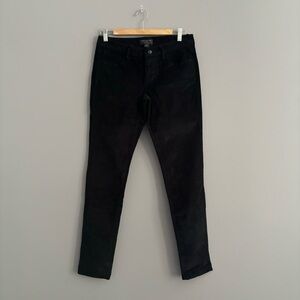 Banana Republic Size 6 Black Ryan Fit Cotton Corduroy Skinny Jeans